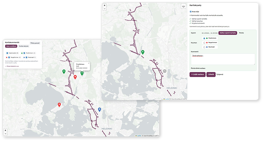 Kyselymallit – esimerkkikuvat
